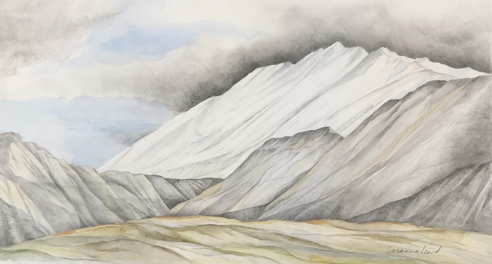 Susanna Izard|  No 17  Boundry  Creek  |watercolour | McAtamney Gallery and Design Store | Geraldine NZ